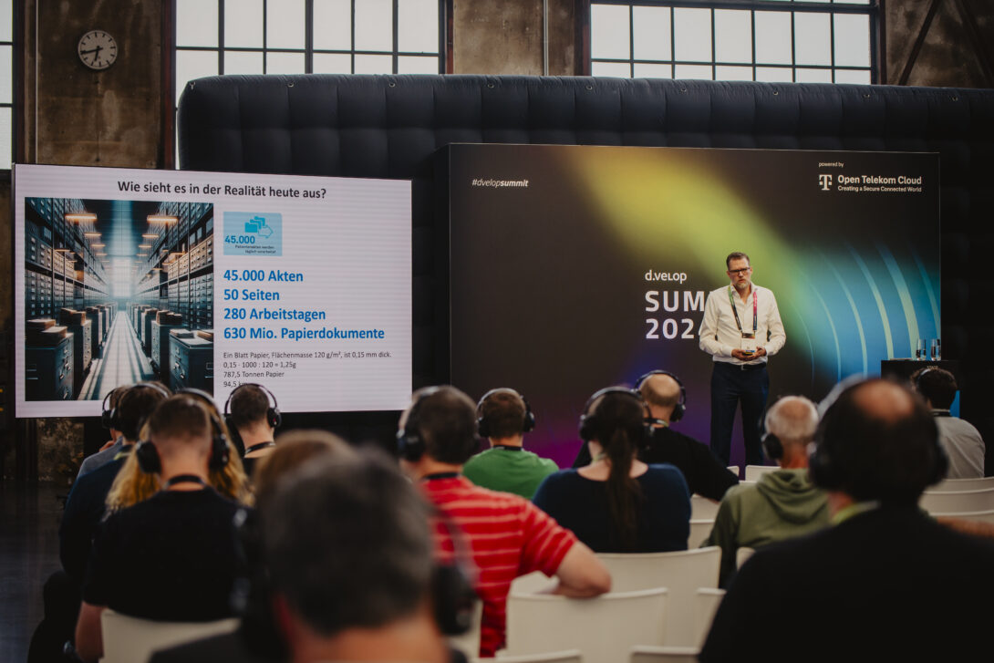 Lars von Ohlen auf dem d.velop summit 2024