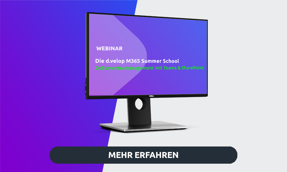 Webinar DMS mit Teams und SharePoint